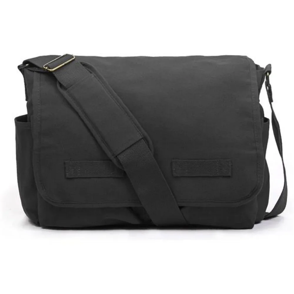 Sweetbriar Classic Vintage Messenger Bag - Original Heavyweight Cotton Canvas